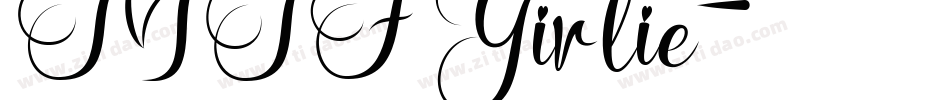 MTF Girlie字体转换